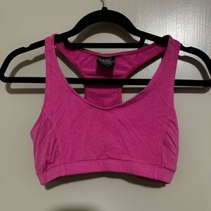 SPUN BAMBOO Pink Sports Bra